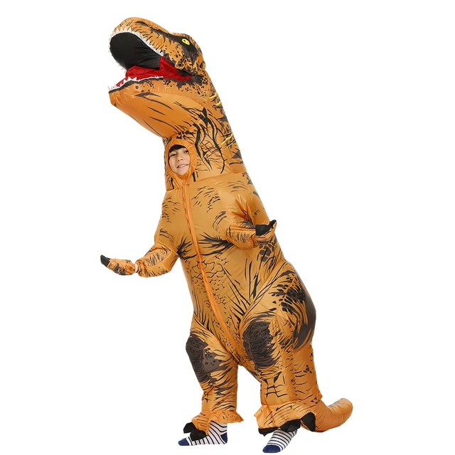 Costume de dinosaure gonflable T-Rex pour adultes et enfants, fête cosplay,  robe de paupières anime, olympiques d'Halloween imbibés pour hommes et  femmes - AliExpress