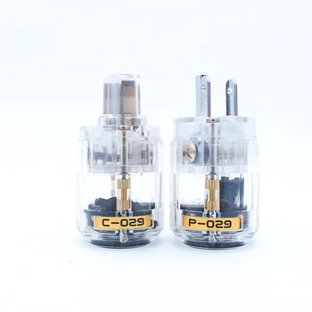 

A pair of p-029e + C-029 EU power plug connectors IEC high fidelity P / c-029e power plug connector pairing