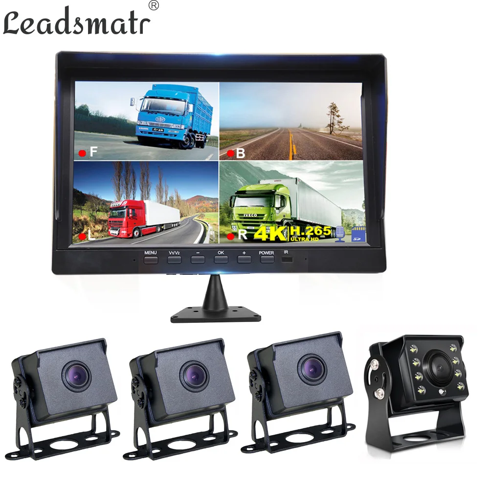 4k h2 65 truck camera system 360 degree 10 1 1296x1080p surround view