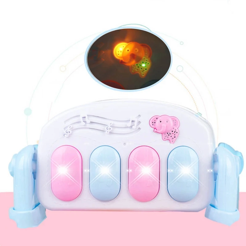 Infant Cartoon Cradle Toys Music Game Blanket Baby Gilrs Boys Fitness Frame Multifunction Foot Piano Kids Crawling Mat