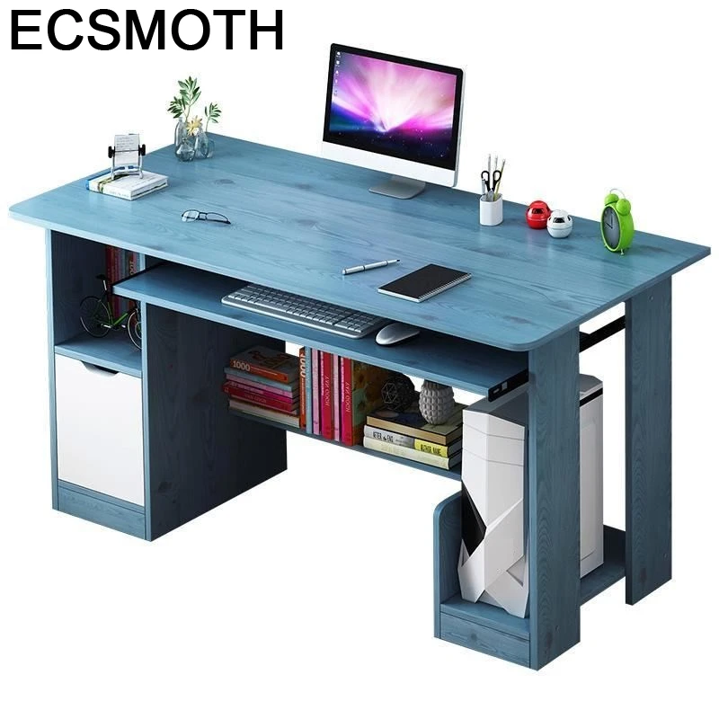

Escritorio Mueble Tafel Office Tray Tisch Small Notebook Stand Tafelkleed Bed Tablo Mesa Desk Bedside Laptop Table With Bookcase