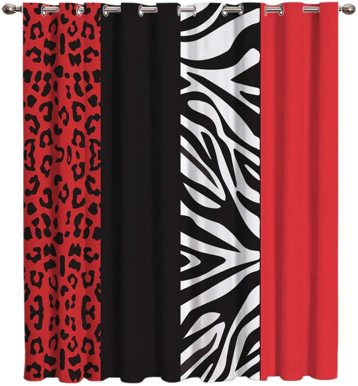 Pattern Zebra Print Leopard Print Window Living Room Drapes Curtain Home Decor Curtains For Bedroom - - AliExpress