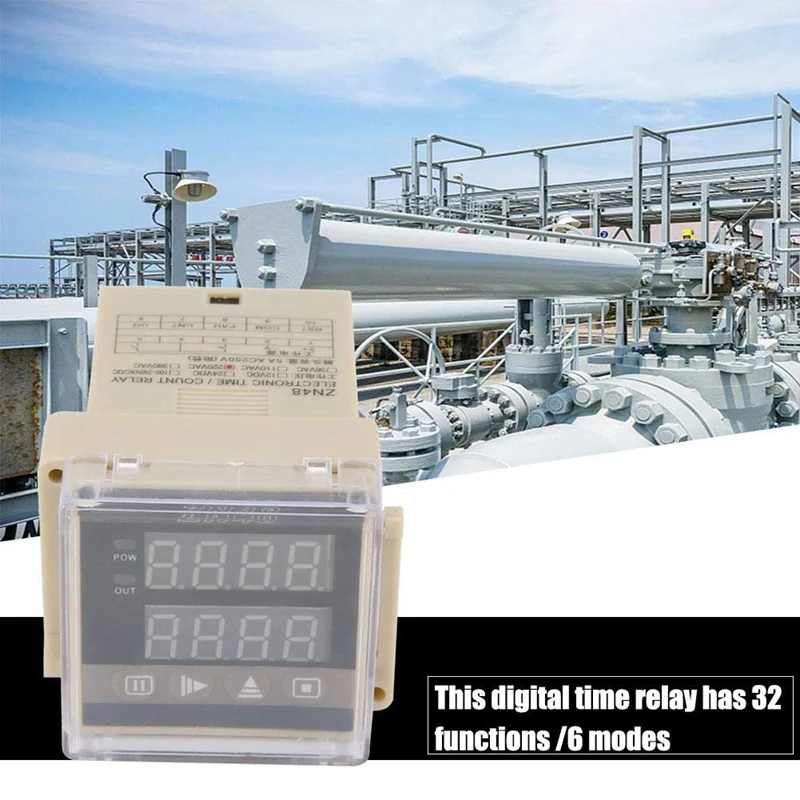 ZN48 AC220V цифровой счетчик реле времени Многофункциональный вращающийся