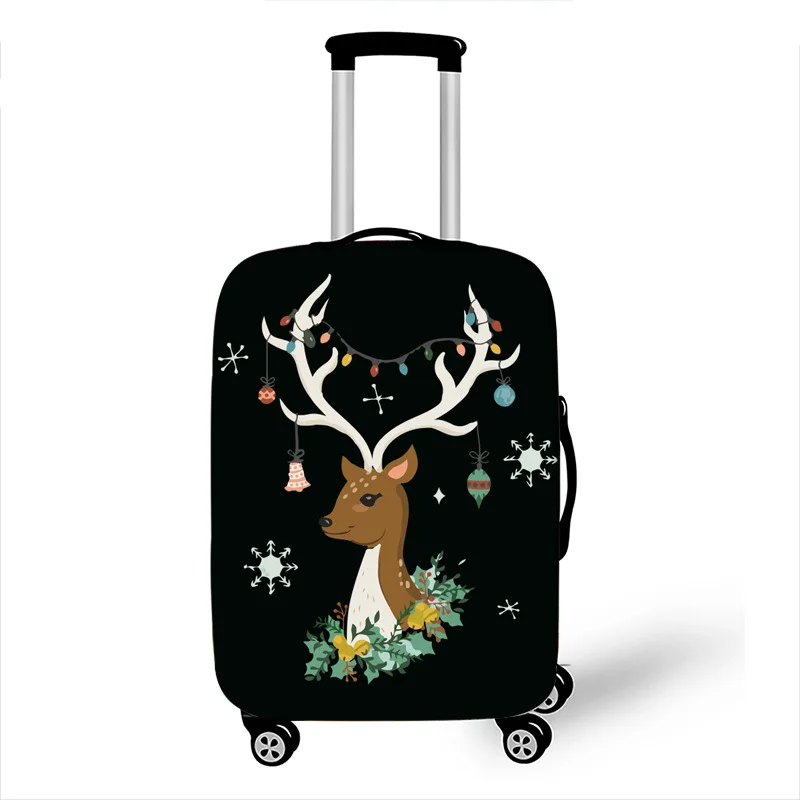 Аксессуары для путешествий мультяшный олень чемодан защитный чехол водонепроницаемый утолщенный эластичный женский чемодан сундук Чехол 18-32 дюймов XL
