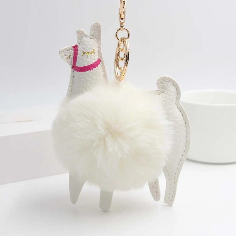 

Small Wool Ball Key Fastener Mini Cute Multi-color Toy Plush Toys Animals Nature Keychain Plush Small Cute Plush Keychains