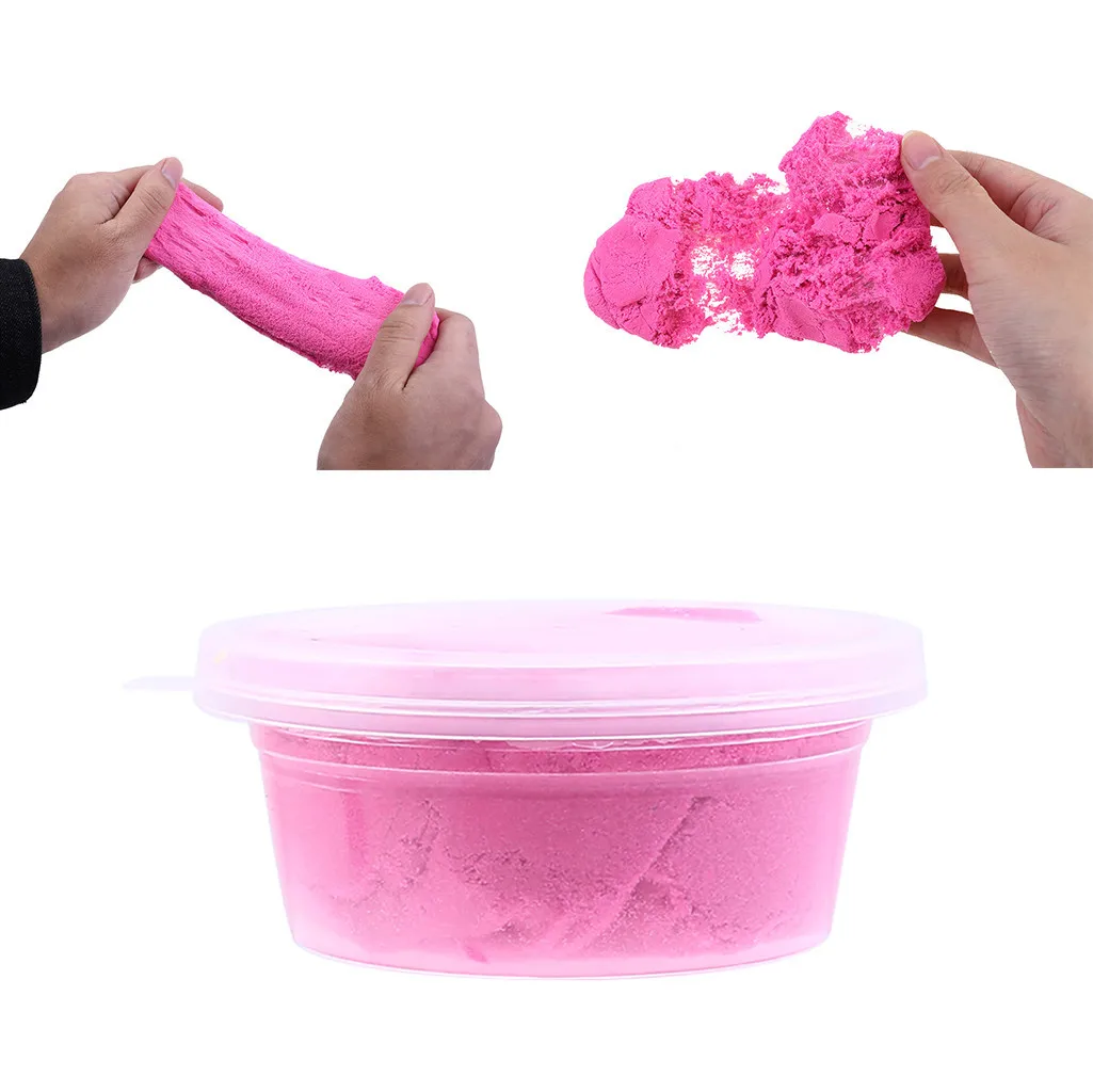 new DIY Cotton Candy Cloud Slime Soft Non-Sticky Sand Mud Toy slime charms decompressed cloud mud #B