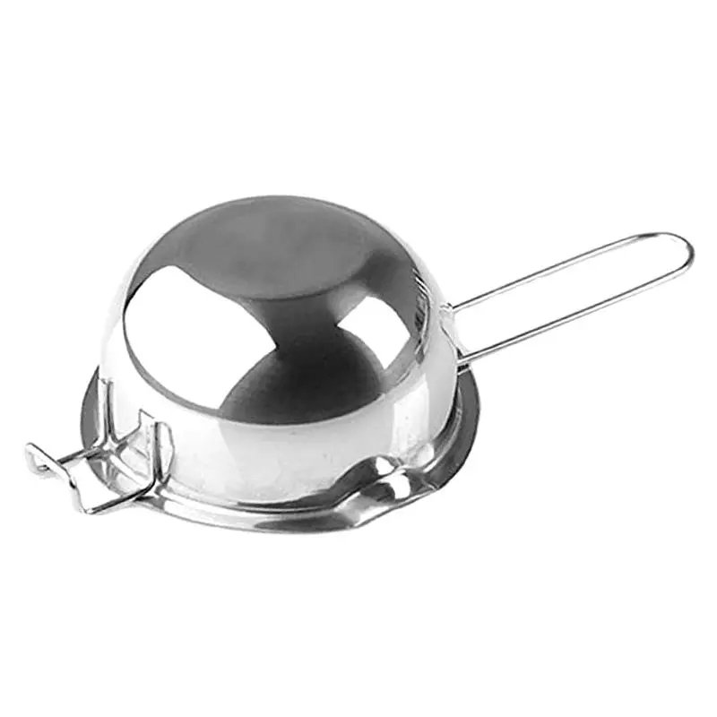 Long Handle Wax Melting Stainless Steel Pot DIY Scented Soap Chocolate Butter Handmade Soap Tool Non-stick Easy Cleaning