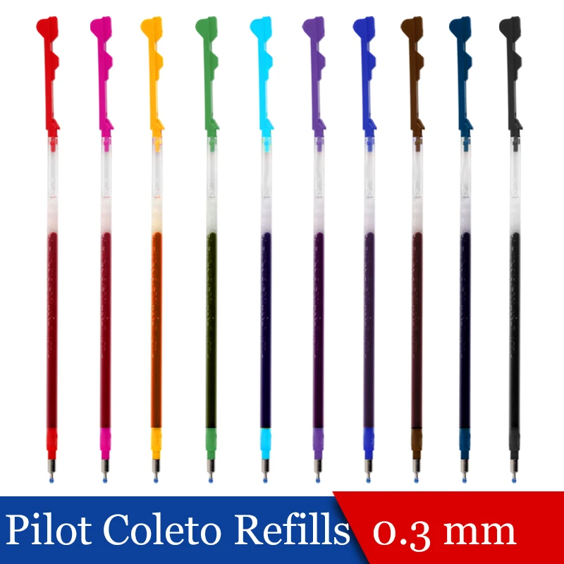 LifeMaster 6 шт./лот Pilot Hi Tec C Coleto Gel Multi Pen сменный стержень 0 3 мм