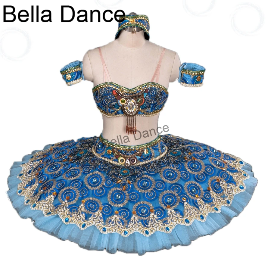 Le Corsaire Blue  Ballet Tutus Glissade Tutu Classical Performance Competition Platter Professional Ballet CostumesBT9057