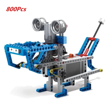 

Compatible with LEGOing Technic 9686 Power Machinery Maker Teaching Tool 800+Pcs Motor Set .Wedo 9686 DIY Building Blocks Parts