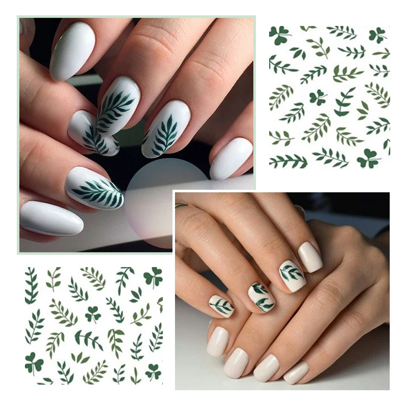 1 лист красочные наклейки для ногтей цветок узоры летние Переводные ногти дизайн