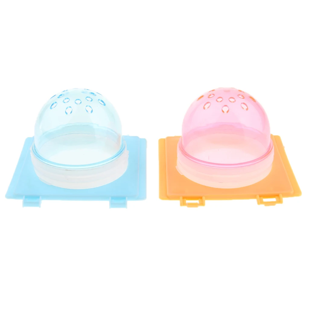 2x Hamster Tunnel Fittings Transparent Cage Plug Accessories Small Pet Toys