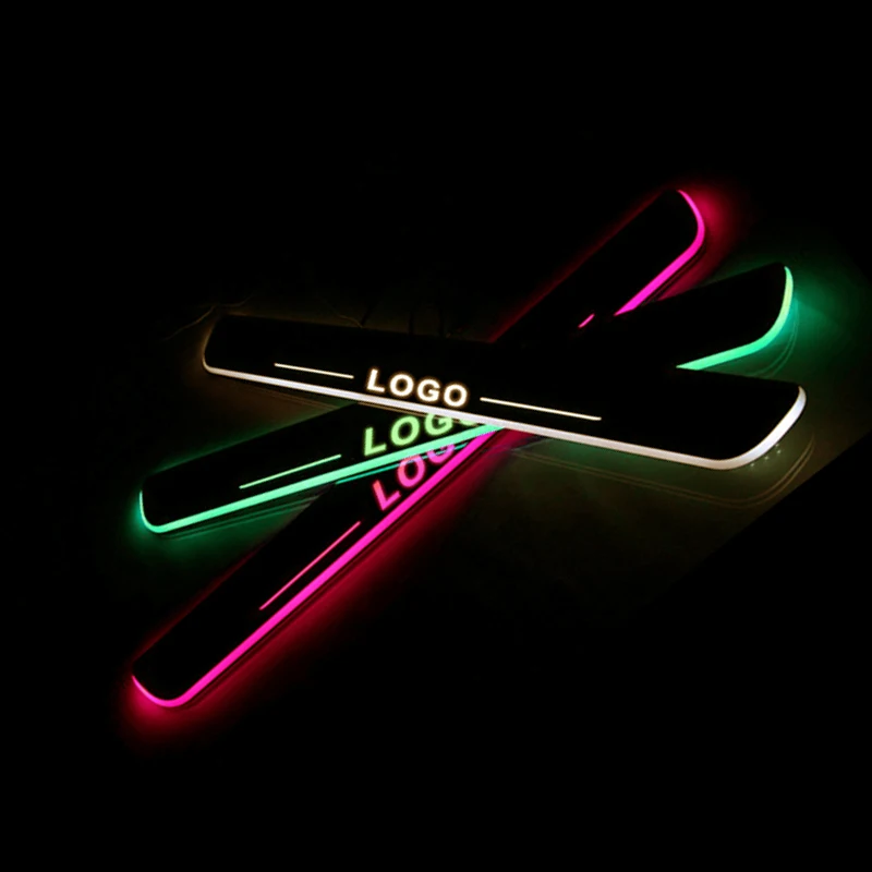 

LED Door Sill For Jaguar E-TYPE 2+2 1961 - 1975 Door Scuff Plate Entry Guard Threshold Welcome Light Car Accessories