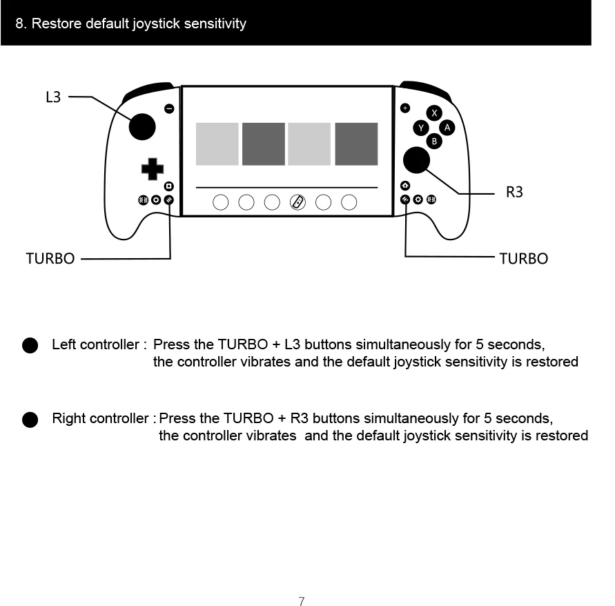 MOBAPAD M6 Gemini Game Consoles for Nintendo Switch Left&Right Gamepad Game Handle Grip for NS OLED JoyCon