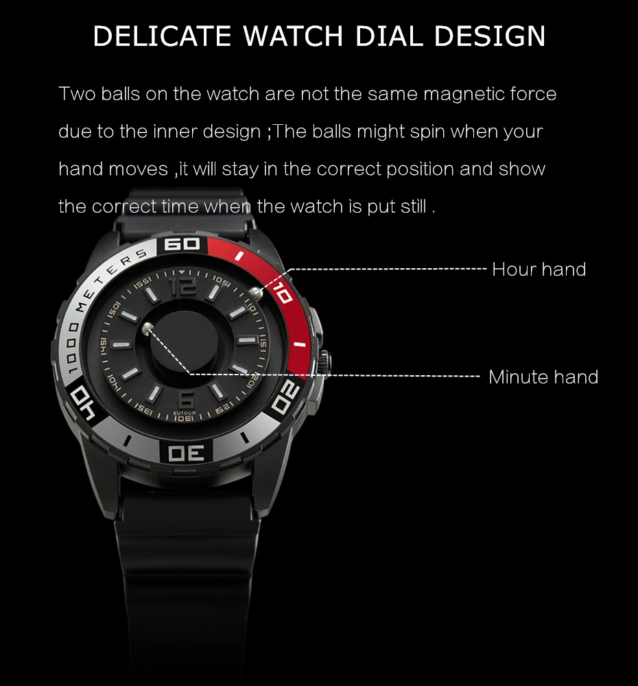 Magnetic Ball Watch