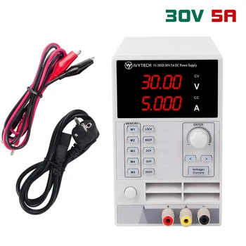 

IVYTECH 30 V 5A High Precision Regulated Power-Supply Adjustable Lab Switching Power Source Digital Voltage Stabilizer110V/220V