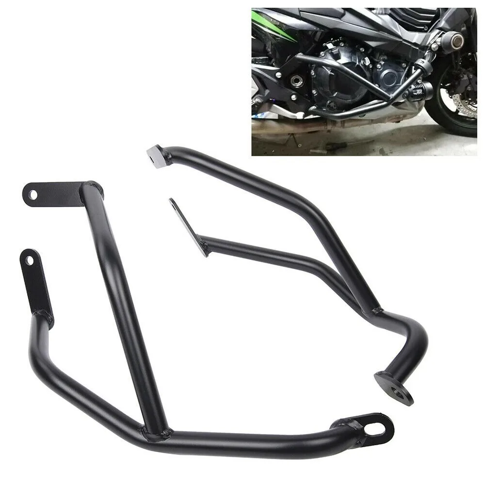 Black Engine Guard Lower Crash Bar Protector Bumper Crash Slider Frame for Kawasaki Z800 Z 800