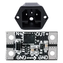 Connecteur de panneau à vis de Type mâle 2IEC 320 C14 avec porte fusible avec panneau Anti reflux à énergie solaire