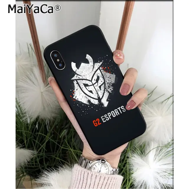 FHNBLJ G2 Esports Club TPU Soft Silicone Phone Case Cover for Apple iPhone 8 7 6 6S Plus X XS MAX 5 5S SE XR 11 11pro max Cover A5
