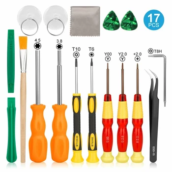 

Bevigac 17 in 1 Professional Security Game Bit Repair Tools Screwdriver Kit Set for Nintendo Nintend Switch 3DS 2DS Gamecube