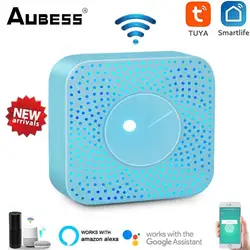Tuya – boîte à Air intelligente 4 en 1, wi fi, PM2.5, PM10, capteur de température et d'humidité, automatisation, capteur de qualité de l'air, alarme 