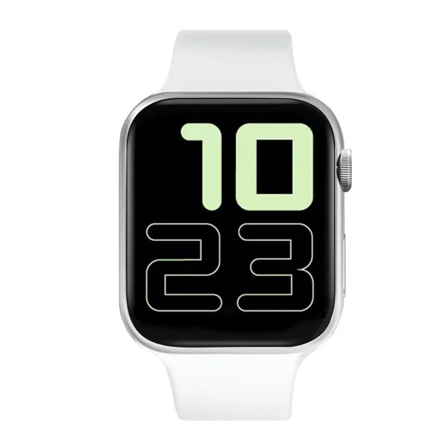 White IWO 11 gps Bluetooth умные часы 1:1 Смарт часы 44 мм чехол для Apple iOS Android сердечного ритма кровяное давление IWO 10 12 обновление - Цвет: White