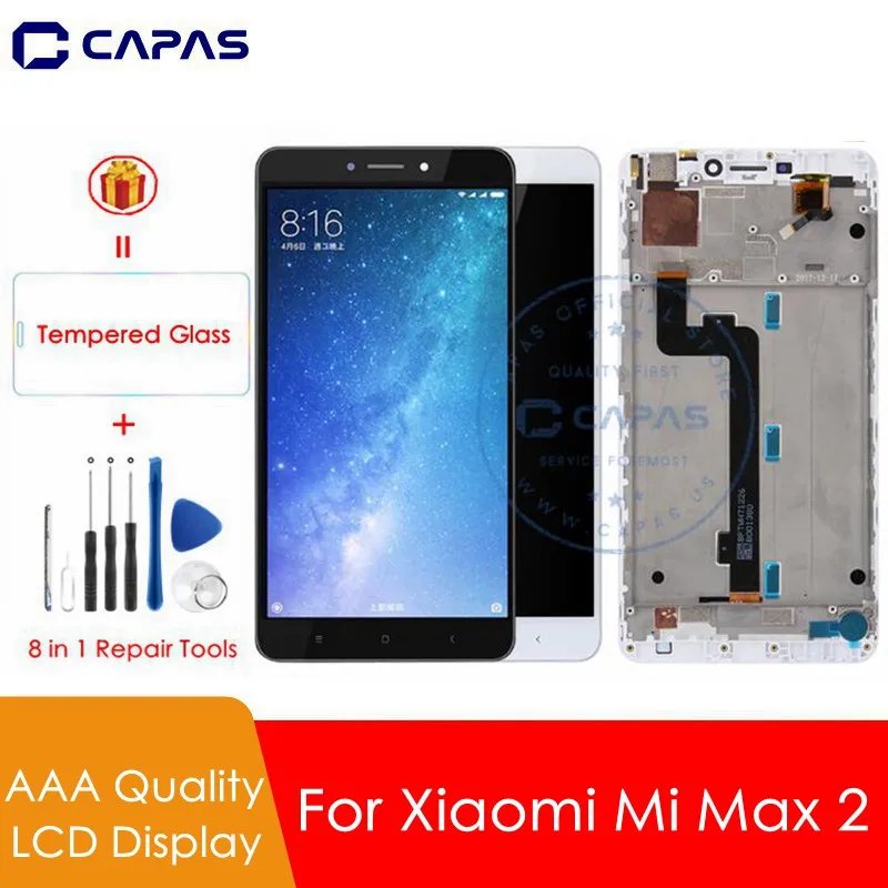 ЖК дисплей и рамка для Xiaomi Mi Max 2 сенсорный экран Max2 дигитайзер в сборе замена