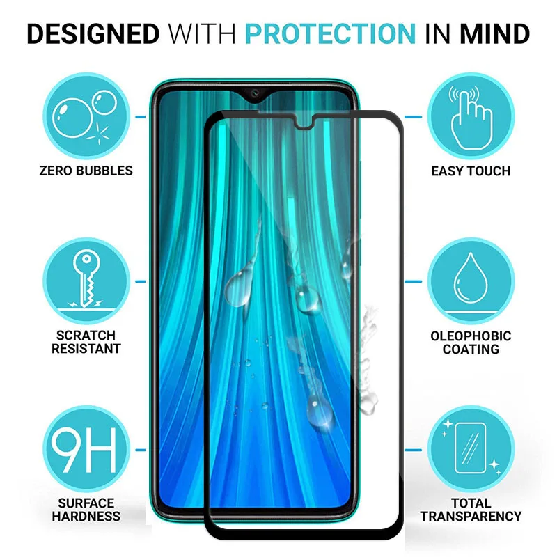 Закаленное стекло для Xiao mi Red mi Note 8 Pro Ksio mi Note8 Защитная пленка для экрана Xio mi 8Pro Redm Not8 защитная пленка Xao mi Armor Xiaom mi