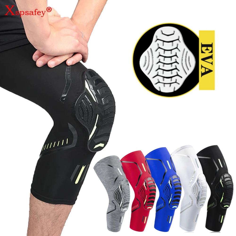 Knee Pad Knee Support Knee Support Sleeve Knee Brace Knee Wraps Elbow Pads Protective Gear Set 1Piece Basketball Sports Knee Pads Protector Compression Leg Sleeve Honeycomb Foam Brace for Volleyball Elbow Gear Plus Size