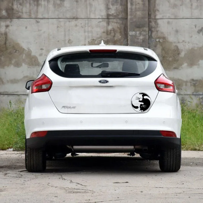 Алиэкспресс Европа и Америка Горячая Распродажа-мультяшная кошка Автомобильная наклейка отражающая классная Автомобильная наклейка