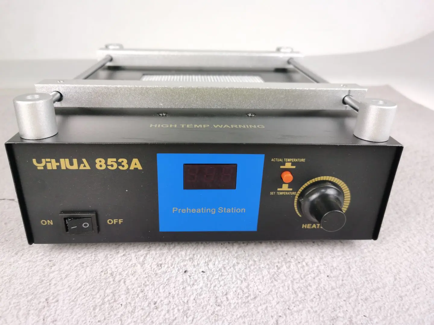 YIHUA-Estación de soldadura de precalentamiento Digital 853A, 220V, 50HZ, alta potencia, ESD, Estación de retrabajo de BGA, PCB, precalentamiento