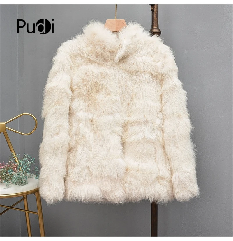 Pudi TX307703 женские зимние сапоги в классическом стиле для досуга, натуральном овечьем меху куртка, пальто Модные женские натуральная меховая шуба, верхняя одежда