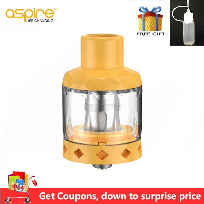 

3pcs/pack Aspire Cleito Shot Tank 4.3ml Atomizer with Irraplceable 0.3ohm Aspire Mesh Coil Electronic Cigarette Vape