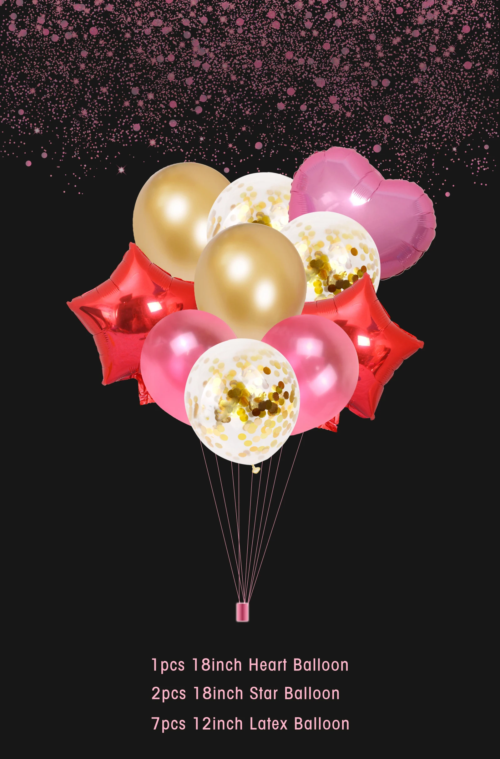 10 шт./лот 12 дюймов конфетти латексные шары 18 дюймов гелиевый воздушный шар покрытый фольгой С Днем Рождения Декор для свадебной вечеринки