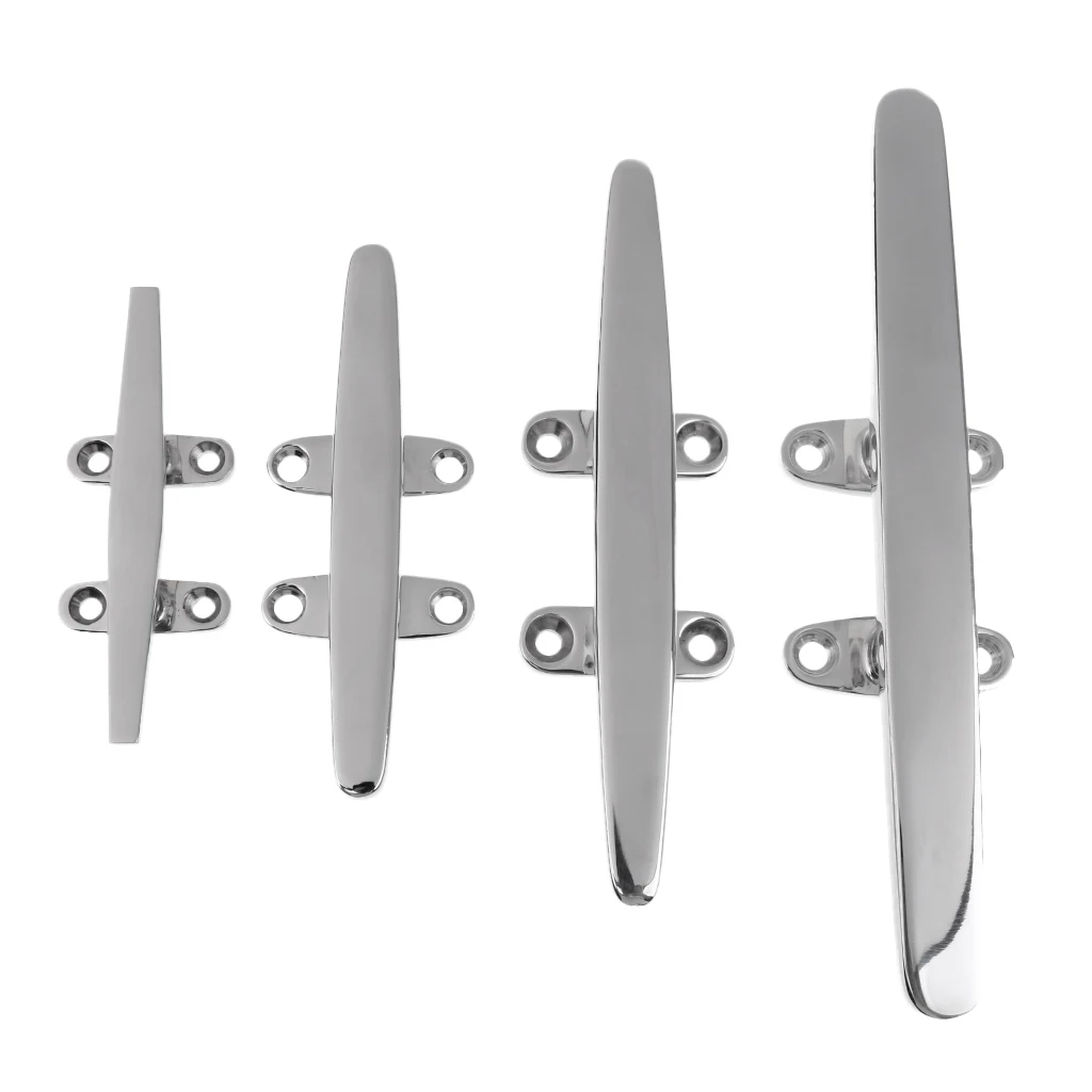 316 Stainless Steel Heavy Duty Hollow Open Base Marine Boat Deck Dock Rope Cleat 5 inch 6 inch 8 inch 10 inch 316 Stainless Steel Heavy Duty Hollow Open Base Marine Boat Deck Dock Rope Cleat 5 inch 6 inch 8 inch 10 inch