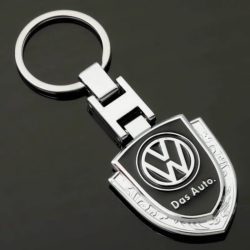 

H buckle double-sided Volkswagen car standard metal key ring pendant