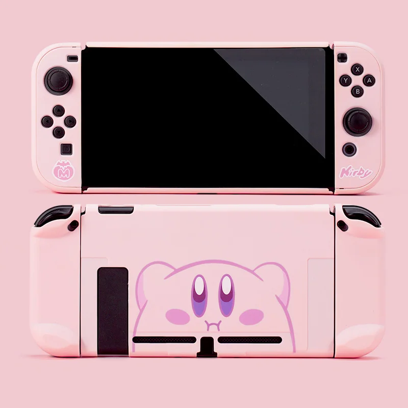 NS консолью коммутатора Кирби звезда ПК Защитный чехол для Nintendo S Switch NX Joy Con Чехлы