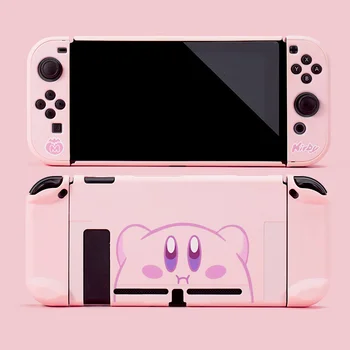 

NS Switch Console Kirby of star PC Protective Case For Nintendos Switch NS NX Joy-Con Cases Hard Back Cover Shell Accessoires