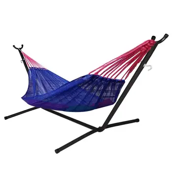 

Swing Hammock Bending Stick Ice Silk Anti-Rolling Casual Camping Hamak Outdoor Simple Fashion Suitable For Excursion