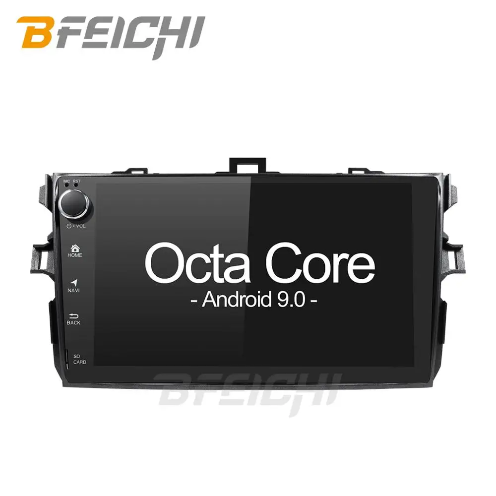 

Android 9.0 car dvd player for Toyota Corolla Eight Core 9 inch 1024*600 screen car radio stereo gps navigation video player
