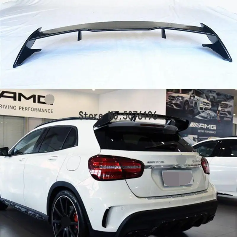 Для Mercedes Benz Черный спойлер класс W176 A160 A180 A200 A250 A45 AMG 2013- ABS пластик красный задний спойлер крыло крышка багажника