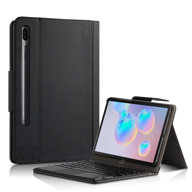 Чехол для Samsung Galaxy Tab S6 10,5 SM-T860 SM-T865 Bluetooth защитная накладка для клавиатуры PU кожаная вкладка S6 10," чехол для планшета