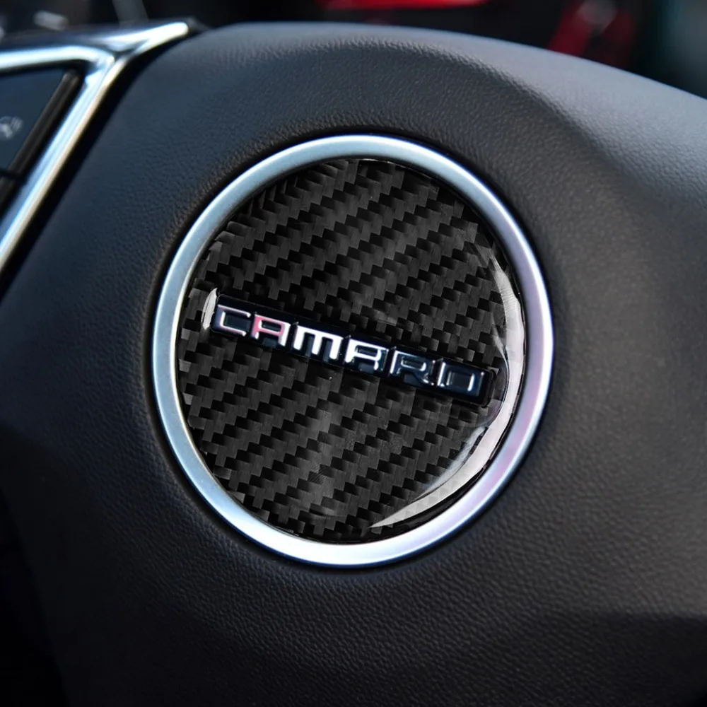 Наклейка на руль из углеродного волокна для Chevrolet Camaro до