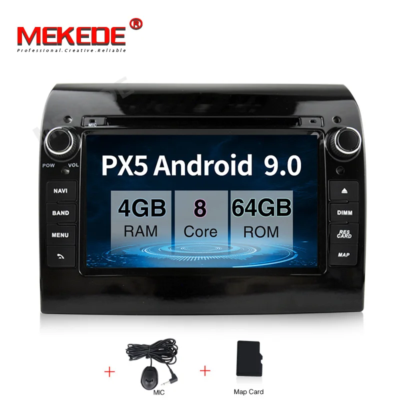 64G model MEKEDE 4G+ 64G Android 9,0 автомобильный Радио dvd-плеер мультимедиа для Fiat Ducato 2008- Citroen Jumper peugeot Boxer BT wifi gps - Цвет: 64G model