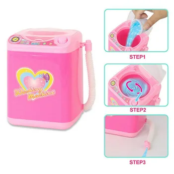 

Newly Kids Electronic Washing Machine Pre School Play Toy Washer Wash Beauty Sponges CLA88