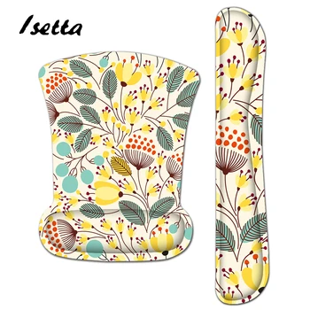 

Mouse Pad Wrist Rest Keyboard Pad Wrist Rest Pad and Mouse Silica Gel Wrist Rest Support with Memory Foam