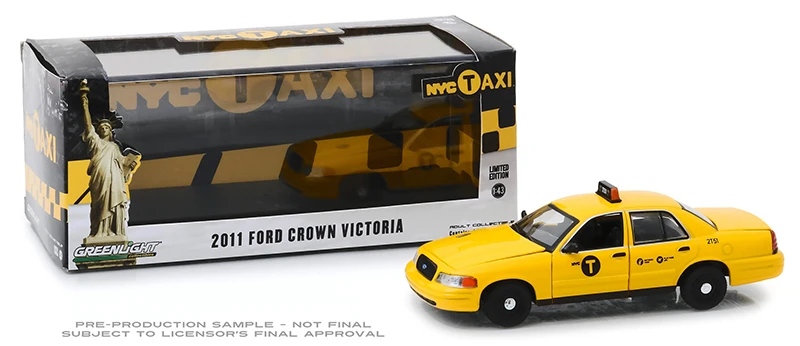 Зеленый свет 1:43 2011 Ford Crown Victoria сплав автомобиль игрушки для детей модель оригинальная коробка