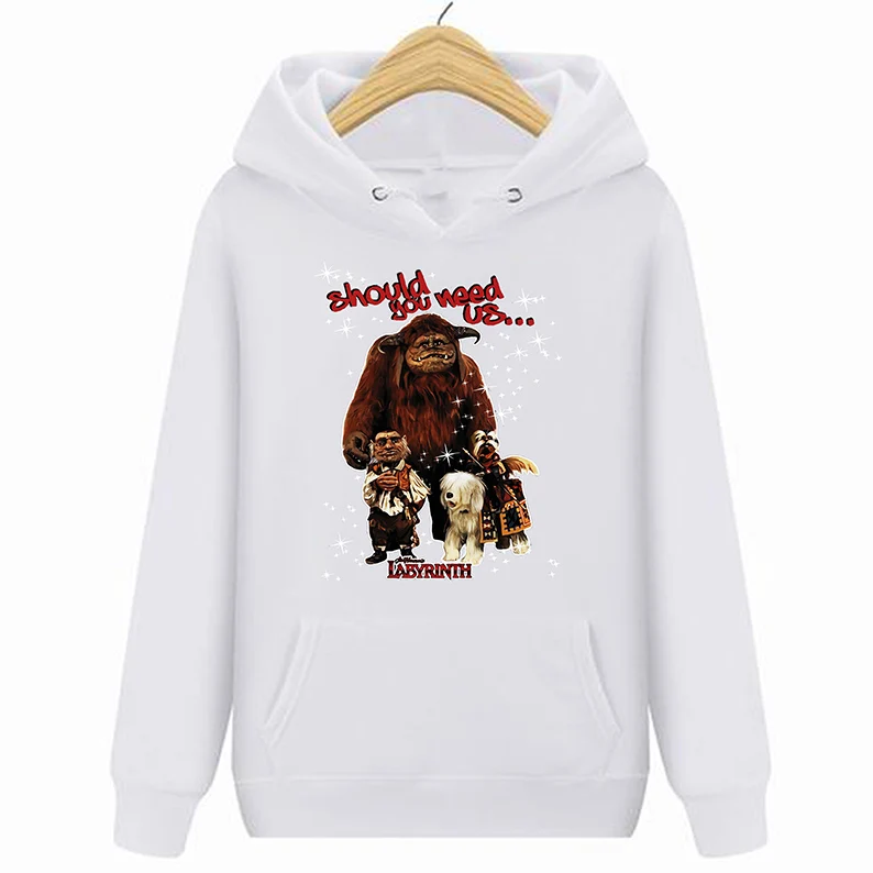

Jim Henson David Bowie Labyrinth Should You Need Us Licensed Adult Hoodies Sweatshirts