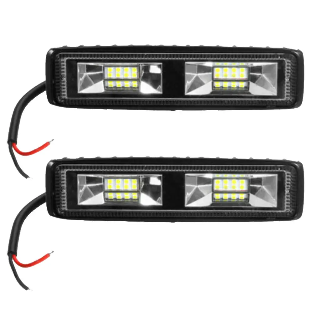 2X18 W 12V 16LED рабочий Светильник лампы пятно луча бар автомобилей SUV внедорожный противотуманный автомобильный потолочный светильник