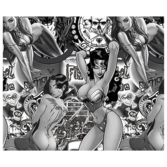 

Fashion-Hydrographic Film - Water Transfer Printing - Hydro Dipping - Fantasy Girls - 50*200cm